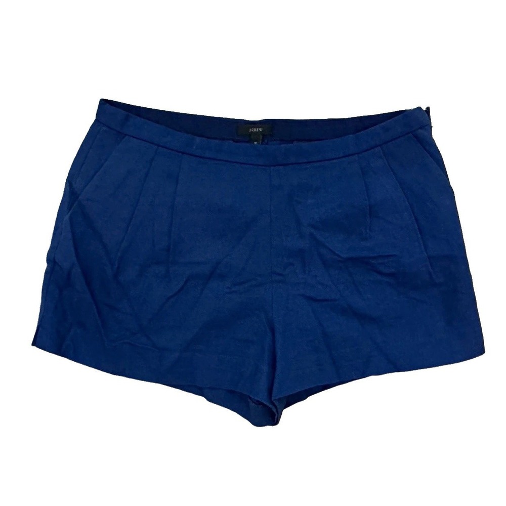 155 J.Crew Women's Size 12 Navy Blue Hot Shorts 100% Cotton 2.5" Inseam